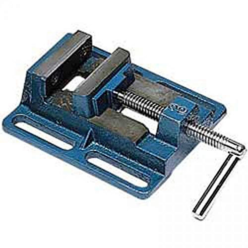 Clarke 3 / 75mm Cast Iron Drill Press Vice - Blue - Industrial