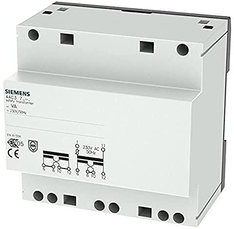 Siemens 4 AC3 – Trafo Sicherheit 2 x 12/24vca isec 5,2/2,6