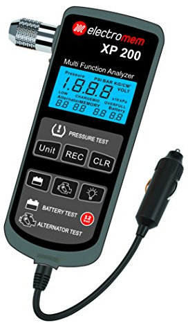 Tester Multifunción XP200 Electromem - Comprueba Presión neumatico, Bateria y Alternador