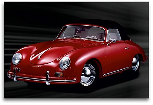 Premium Textil-Leinwand 120 x 80 cm Quer-Format Porsche 356 A - Bj. 1959 | Wandbild, HD-Bild auf Keilrahmen, Fertigbild auf hochwertigem Vlies, Leinwanddruck von Wolf Kloss