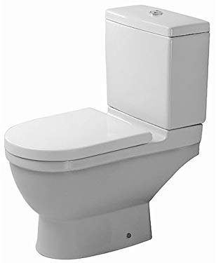 Duravit Stand WC Kombi Starck 3 65,5cm, Salida Horizontal, Blanco, Color: Blanco con Wondergliss - 01260900001