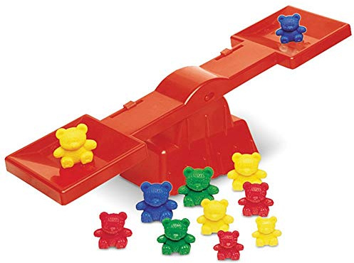 Learning Resources Beginner's Balance – Meine erste Waage | Kleinkind-Balance-Spielzeug, Mathe-Spielzeug, Zählbären, Kinderwaage für Mathematik, Kinderskalen-Spielzeug