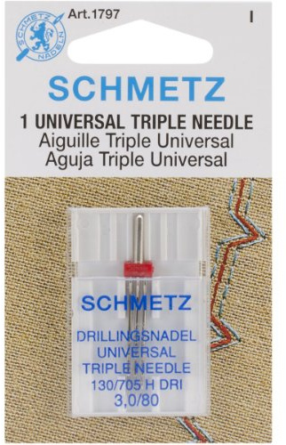 Schmetz Universal Triple Needle #1797 130/705 3,0/80