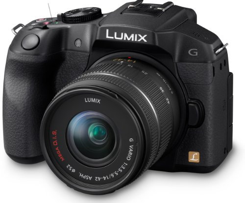 Panasonic Lumix DMC-G6KEG-K appareil photo hybride 16 Mpix écran 3 pouces WIFI noir avec objectif Lumix G Vario F3,5-5, 6/14-42 ASPH. / OIS