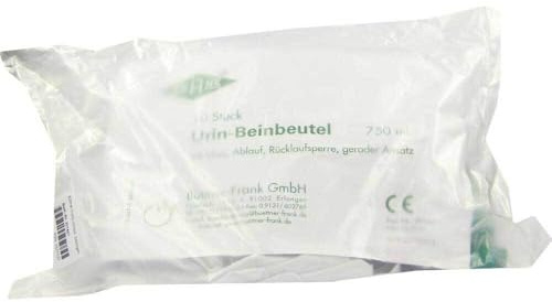 Urin Beinbeutel Rückl.Sp.m.Abl.m.Vlies ger.750 ml