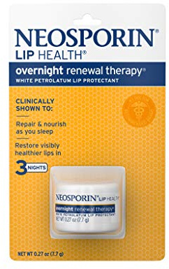 Neosporin Lip Health Overnight Renewal Therapy 0.27 oz (Pack of 3)
