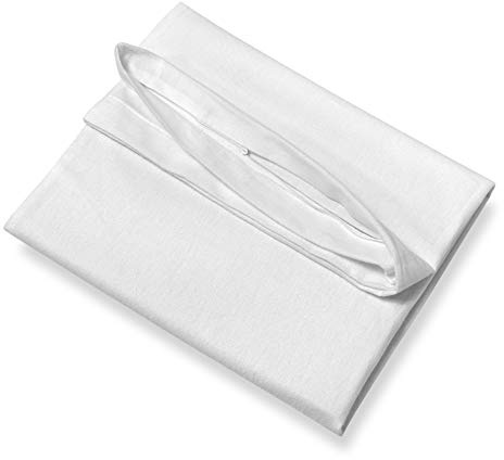 SETEX Antiallergen Kissen-Schonbezug, 80 x 80 cm, 100% Baumwolle, Kissenbezug für Kopfkissen, Protect & Care Bettwäsche, Weiß