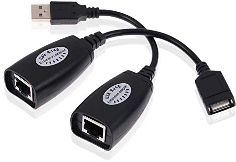 Sabrent USB-RJXT adaptador de cable USB A RJ-45 Negro - Adaptador para cable (USB A, RJ-45, Macho/Hembra, Negro)
