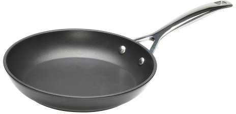LE CREUSET Aluminium-Antihaft Pfanne, Ø 28 cm, PFOA-frei, Für alle Herdarten inkl. Induktion geeignet, Anthrazit/Silber