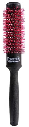 TEK – Professional Line – Antibakterielle Thermo-Rundbürste mit keramischer Beschichtung, ideal für mittellanges bis langes Haar, Ø 30 mm – Professionelle Qualität für Salon und Zuhause