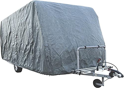 ProPlus Wohnwagenabdeckung 3.66-4.27M – Schutz für Winterlagerung, UV und Witterungseinflüsse – Größe 235cm – Grau