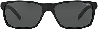 Arnette Herren 0AN4185 447/87 58 Sonnenbrille, Schwarz (Black Rubber/Gray)