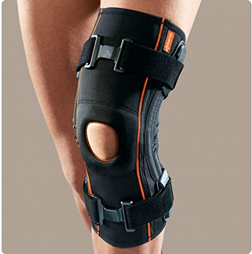 ROTEN - Genufit 08 ginocchiera tubolare in tessuto AirX con stecche a spirale e stabilizzatore rotuleo - L