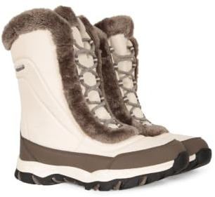 Mountain Warehouse Ohio Womens Winter Snow Boots Beige 5