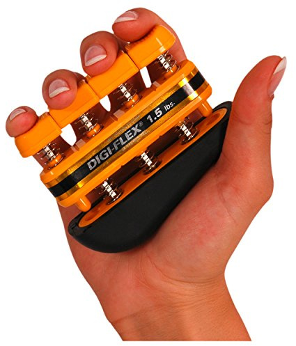 Digi-Flex Handtrainer Fingertrainer Unterarmtrainer Fingerhantel, 0,7 kg GELB