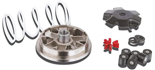 Variateur MALOSSI Multivar KYMCO Like 50 2 temps KE10AA | compatible avec SYM Jet 4 R 50 deux temps; cylindre couché, ressort de poussée, galets 16x13 9,0 grammes, une douille ouverte