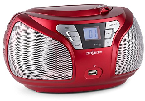 ONECONCEPT Groovie Boombox Radiorekorder ( CD-Player,MP3 )