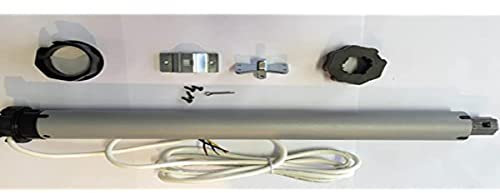 TTGO Moteur 50 Nm pour volet roulant, bouton poussoir, linéaire, gris, automatique