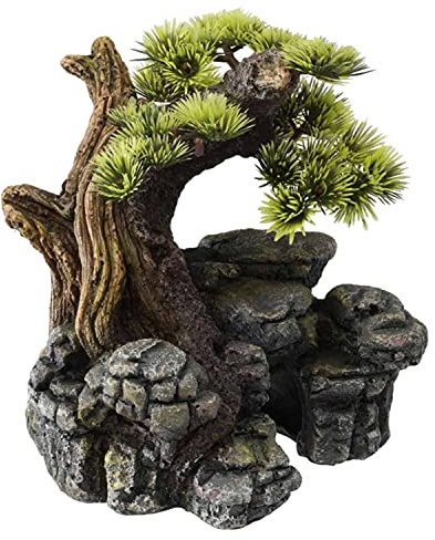 Europet Bernina 234-105337 Decor-Stein Bonsai 16.5 x 16.5 x 18 cm