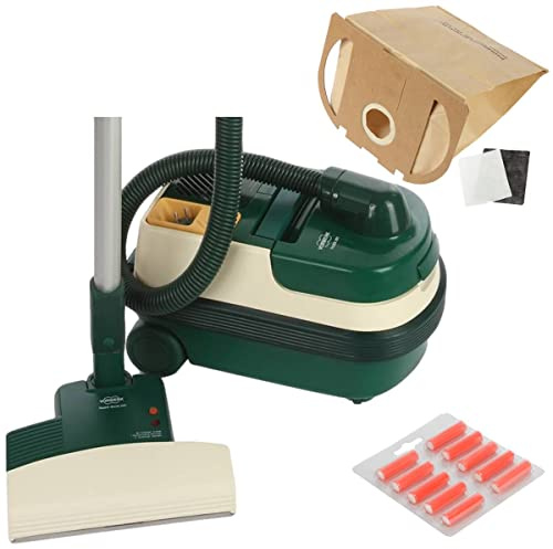 Vorwerk Tiger 251 con Cepillo Eléctrico ET340, 10 Bolas de Aspiradora, Desodorante