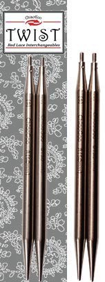 ChiaoGoo Twist Red Lace Mini lange Nadelspitzen 1.5 - 2.5 mm (2.5 mm)