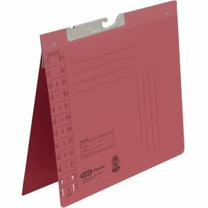 Elba 50 x Pendelhefter Amtsheftung 250 g/qm Manilakarton für A4 318 x 265mm rot