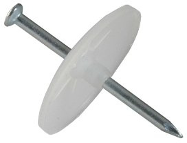 UNITEC Befestigungsschelle mit Nagel, 2 x 40 mm, 50 Stück