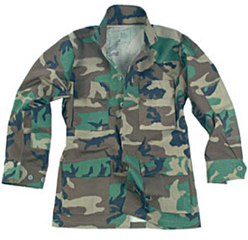 Mil-Tec Chaqueta Us BDU R/S W/L, Negro, 905 para Hombre