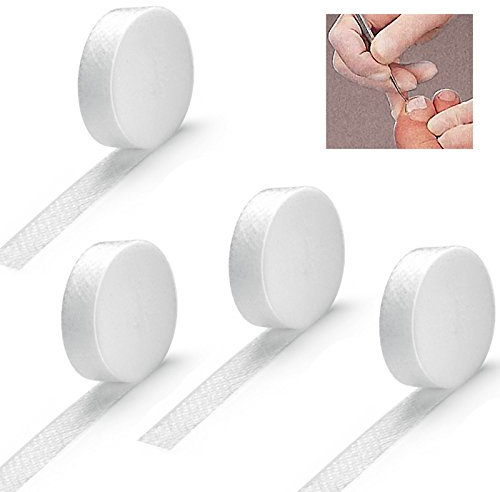 4x Nagelfalztamponade Copoline, Kosmetex Tamponade für Fußnägel den Nagelfalz, Tamponadebinde 1cm breit, 4x Tamponade