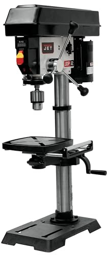 JET 12-Inch Benchtop Drill Press, Variable Speed, 1/2 HP, 115V 1Ph (Model JWDP-12)