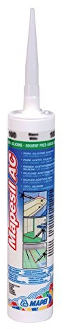 Mapesil AC Mould Resistant Silicone Sealant Black 120 by Mapei