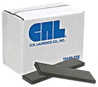 CRL 1/4 x 1/2 x 2 Neoprene Setting Blocks - 80 Durometer - Pack of 100