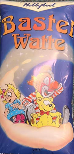 Hobbybest 11011 Füllwatte Hochflauschig 300 g Beutel, 100 Prozent Polyester, weiß, 43 x 29 x 8 cm