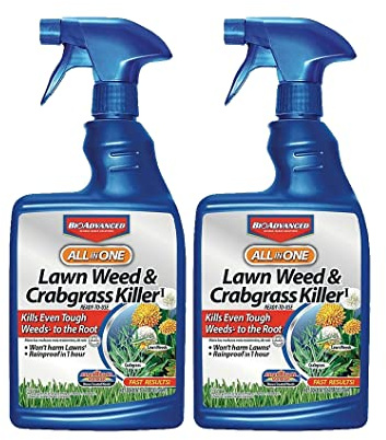 BioAdvanced Ready To Use Trigger Spray Crabgrass & Weed Killer 24 Oz, Pack of 2