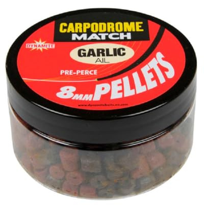 Dynamite Baits Pre Drilled Pellets Garlic Hook 8 mm