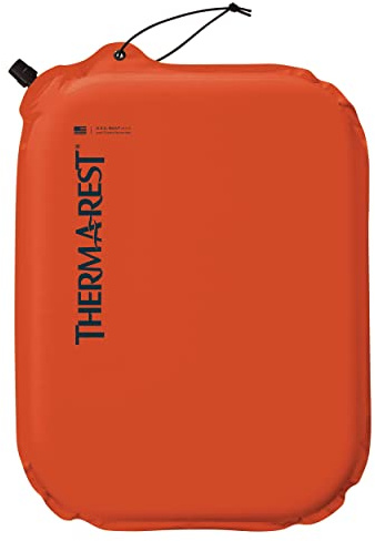 Therm-a-Rest Lite Seat Ultralight Inflatable Seat Cushion, Orange, Polyester, 13 x 16 Inches