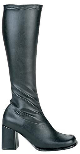 Knähög stövel för kvinnor från Ellie Shoes, modell Gogo., Svart, 39 EU