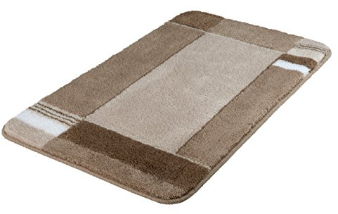 Kleine Wolke Badteppich Padova, 80 x 140 cm, Taupe