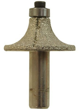 141551 punta fresatrice placcata diamante,per smerigliatura bordi in pietra e marmo,15 modelli