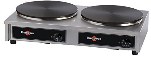 Crepes maker Crepesgerät 2 x 40cm Krampouz Standard Eckig 230V