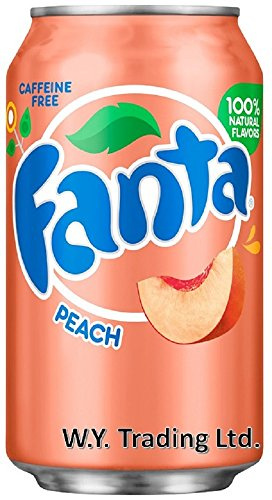 Fanta Refresco con Gas, Sabor Melocotón - Paquete de 12 x 355 ml - Total: 4260 ml