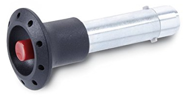 Ganter Standard Elements | 450 Cotter Pins with Axial Fuse (Ratchet/GN Fitting/20/50 Galvanised/Bolt Diameter: 20 mm/Steel/Blue Passivated Pack of 1