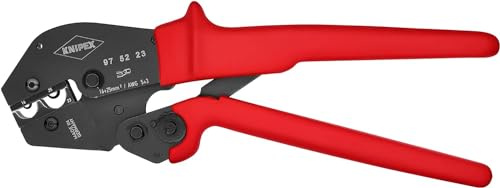 KNIPEX Crimpzange, 97 52 23 | Geeignet auch für Zweihandbedienungmit rutschhemmenden Kunststoff-Hüllen 250 mm