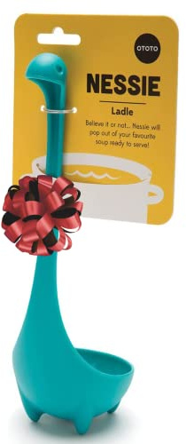 OTOTO The Original Nessie Ladle - Soup Ladle, Cute Gifts, Funny Kitchen Gadgets, Loch Ness design, Cooking Gifts for Mom - Cute and Practical Kitchen Utensils - Unique Gifts for Women