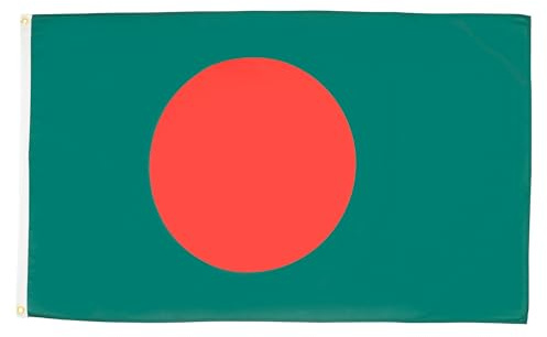AZ FLAG Bandiera Bangladesh 150x90 cm Bengalese Poliestere 100D 2 Occhielli