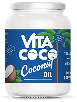Vita Coco Organic Coconut Oil 750 ml, Extra Virgin, Gluten Free, Use As Cooking Oil, Skin Moisturiser Or Hair Shampoo