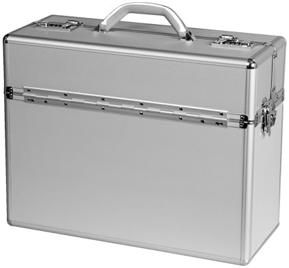 ALUMAXX resväska alfa, aluminium pilotfodral, 30 liter, silver, Silver (silver), 47 centimeters, Pilotfodral