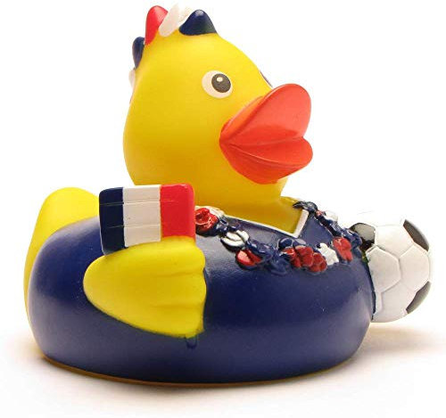 Rubber Duck Fans de foot France | Canard de bain | L : 8 cm