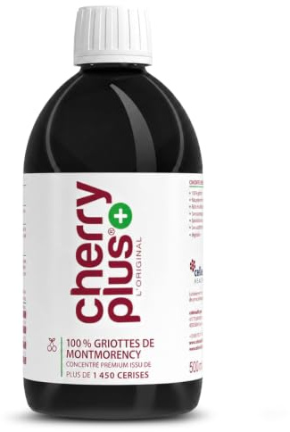 US-Montmorency-Sauerkirsch-Konzentrat – hochkonzentriert – 1.450 Montmorency-Sauerkirschen pro Flasche (500 ml) – Cherry PLUS