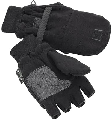 Pinewood Angel- & Jagdhandschuhe - Praktische 2-in-1 Fleece Handschuhe mit integrierten Taschen für Handwärmer und mit hochwertiger Thinsulate-Isolierung für warme Hände